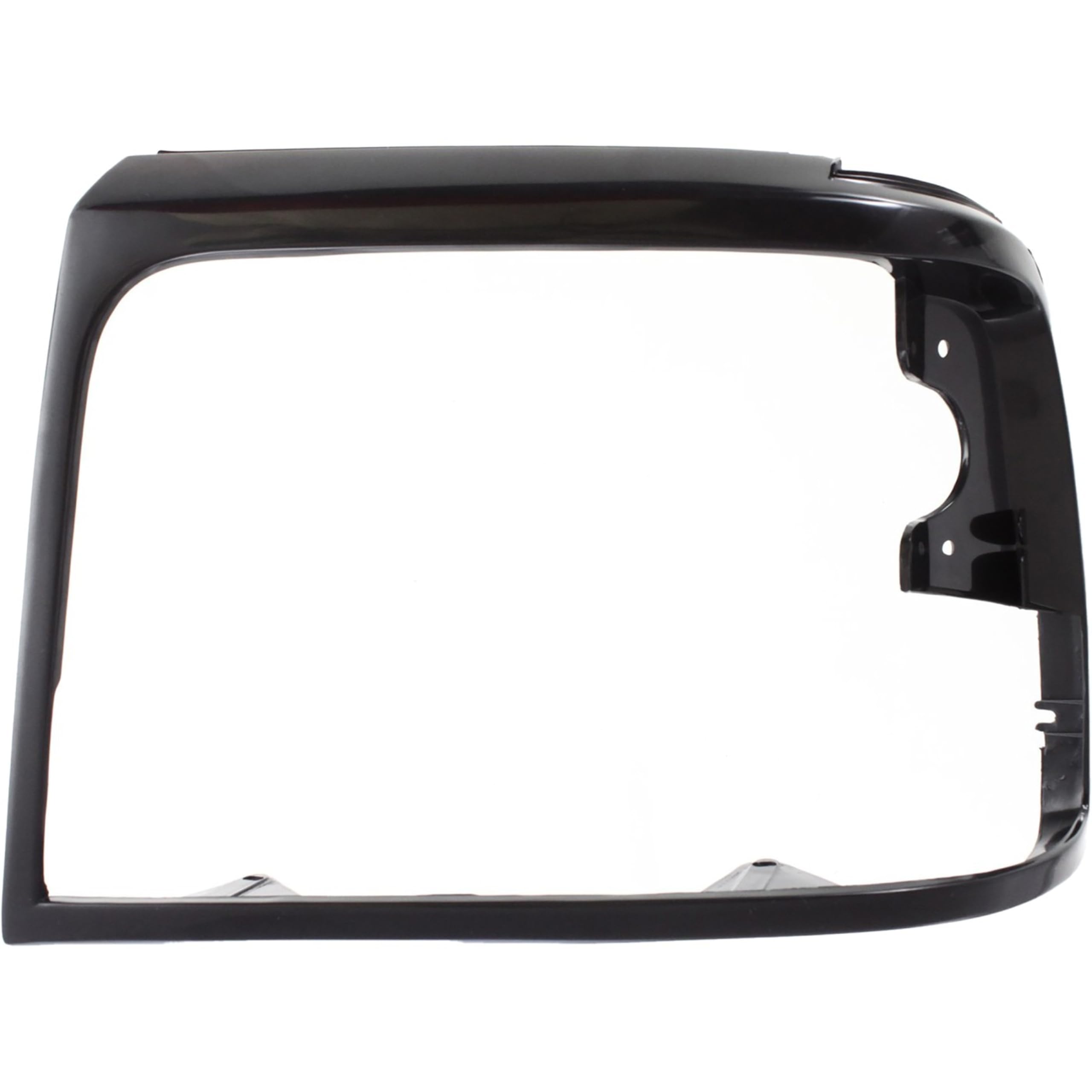 DAT AUTO PARTS Front Left Driver Side HeadLight Door Bezel Grille Trim, For 1992-1996 Ford Bronco, and 1997 Ford Pickup Heavyduty, Black/Paint To M...
