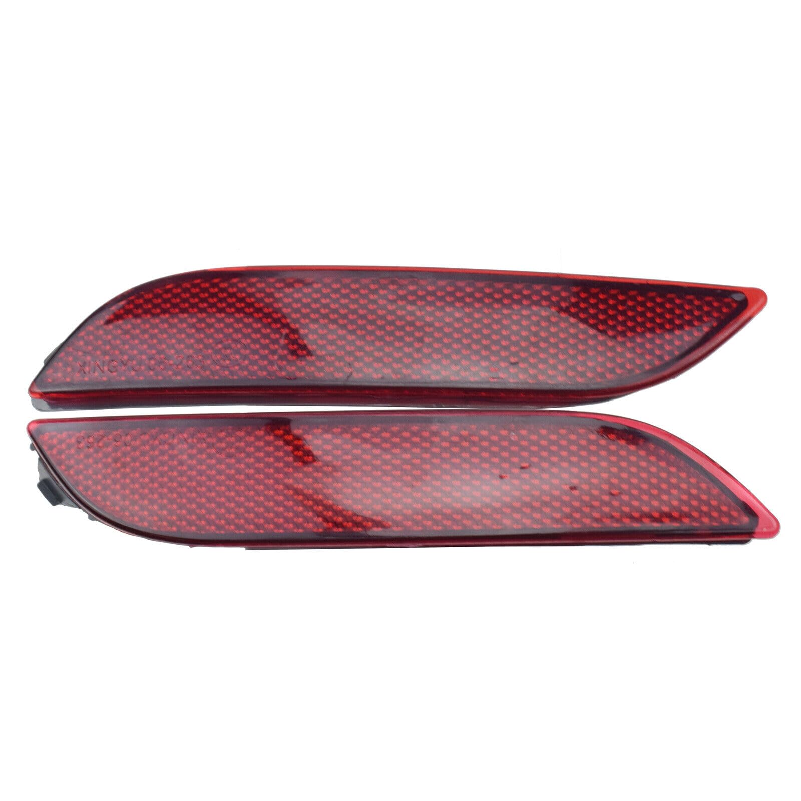 Rear Left Driver & Right Passenger Side Pair Bumper Reflector Lamp Marker Light Set Of 2 Replacement For 2018-2024 Toyota Camry RX w/o F-SPORT Incl...