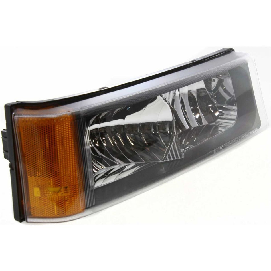 DAT AUTO PARTS Front Right Passenger Side Corner Park Light Turn Signal Lamp Lens Without Cladding Replacement For 2003 - 2006 Chevrolet Avalanche ...