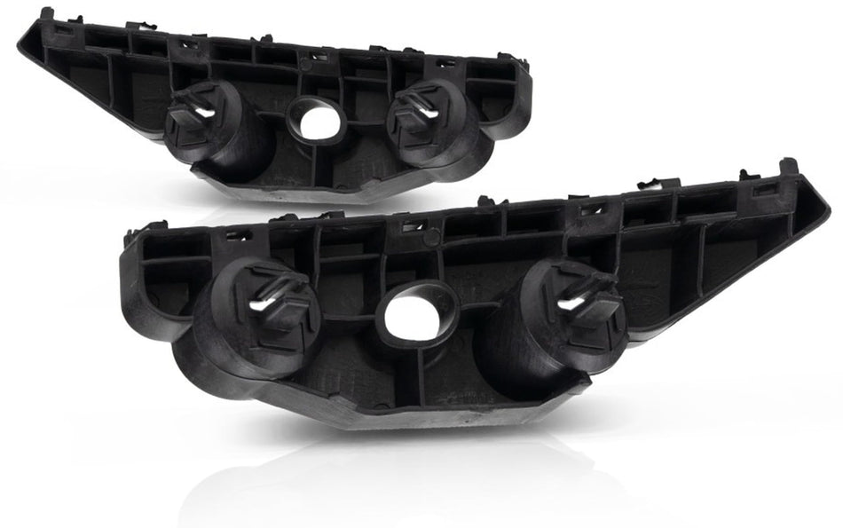 DAT AUTO PARTS Front Left Driver & Right Passenger Side Upper Bumper Cover Support Retainer, SET OF 2, For 2016-2018 Nissan Altima, Black Textured ...