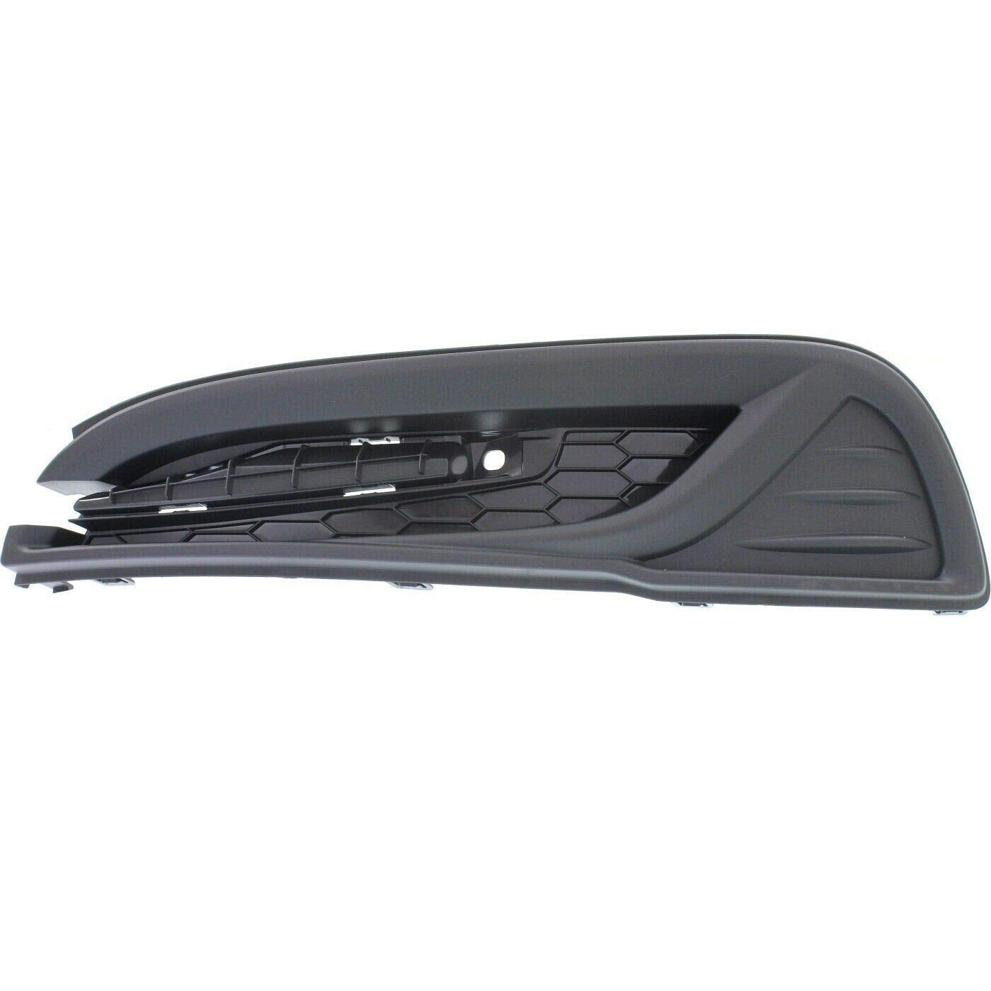 DAT AUTO PARTS Front Left Driver Side Bumper Insert Fog Light Hole Lamp Cover Grille Molding Trim Replacement For 2013 2014 2015 Honda Civic 4 Door...