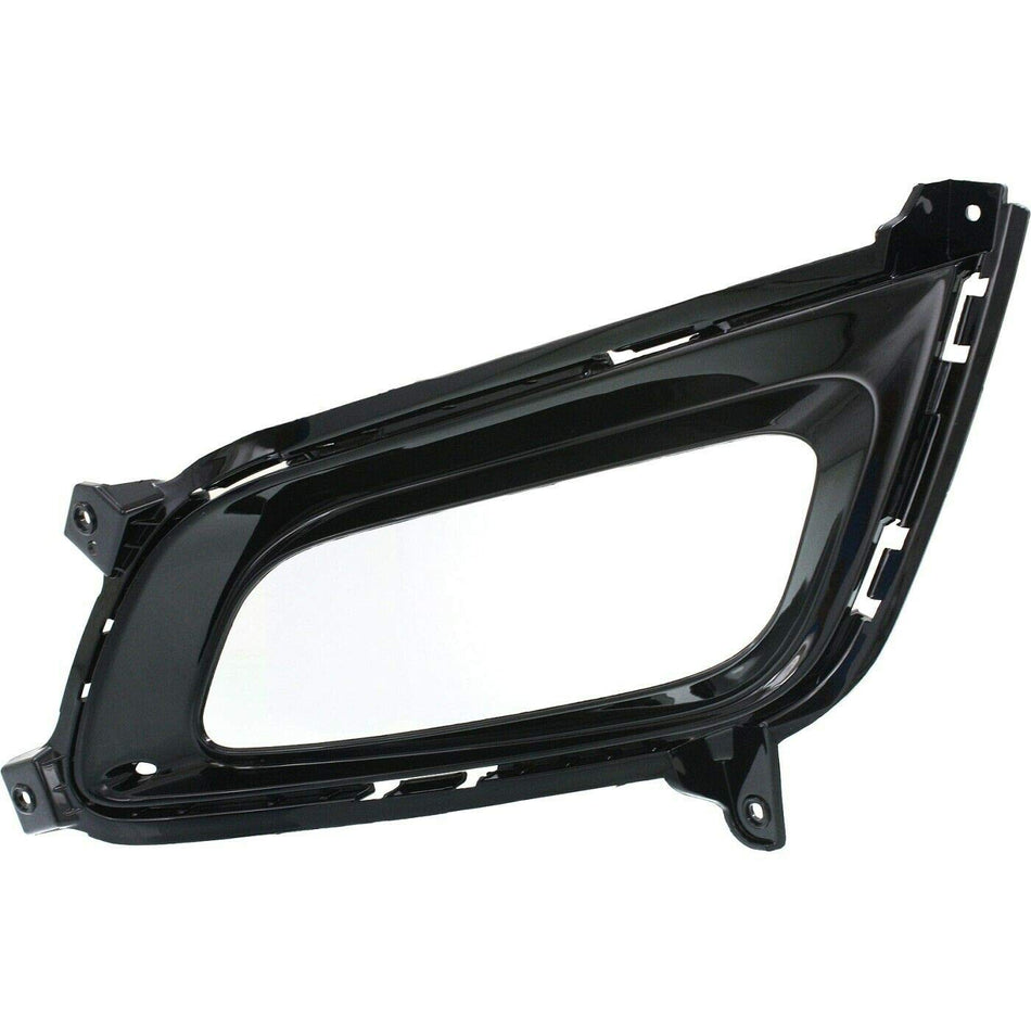 DAT AUTO PARTS Front Left Driver Side Fog Light Hole Bezel Lamp Trim Molding Bumper Insert Replacement For 2014 2015 Kia Optima Without LED Fog Lig...