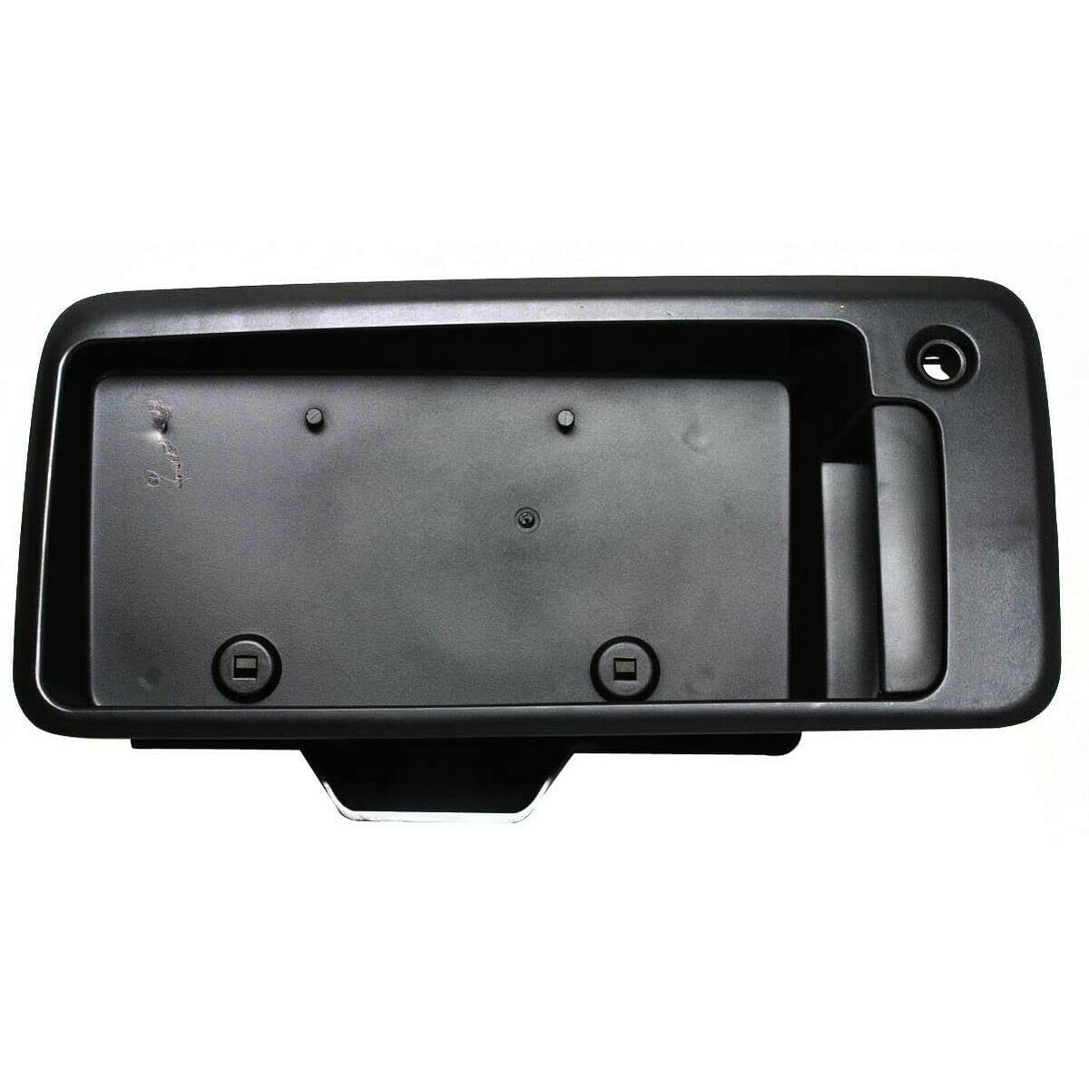 DAT AUTO PARTS Outside Rear Exterior Back Door Handle with Integral License Bracket Replacement for 1996-2007 Chevrolet Express Van 1996-2007 GMC S...
