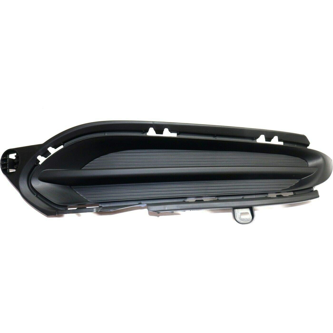 DAT AUTO PARTS Front Right Passenger Side Fog Light Hole Lamp Cover Trim Molding Bumper Insert Replacement for 2016 2017 2018 Honda HRV Black Textu...