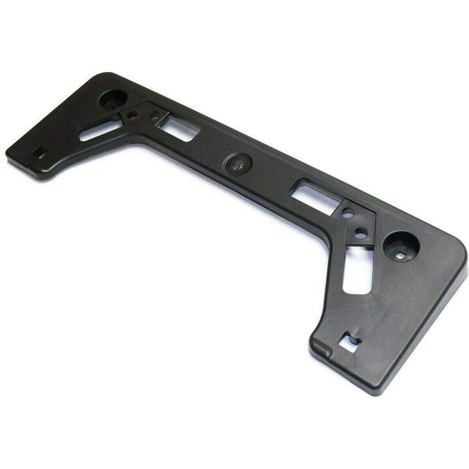 DAT AUTO PARTS Front Bumper License Plate Frame Tag Mounting Bracket Holder Cover Replacement for 2016-2018 Toyota Prius Black Textured Plastic TO1...