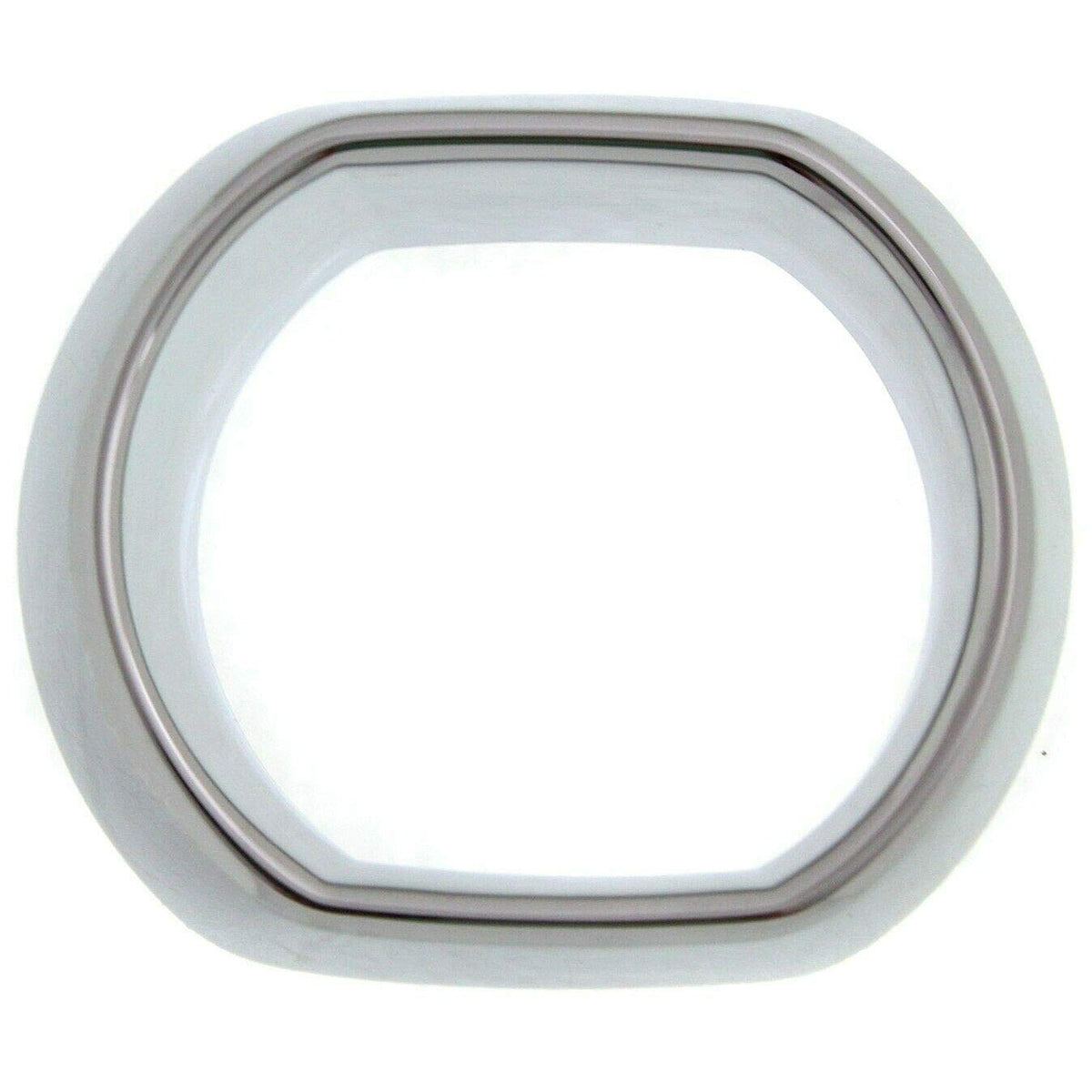 DAT AUTO PARTS Front Left Driver Side Fog Light Bezel Cover Trim Ring Molding Bumper Insert Replacement for 2013-2017 GMC Acadia Silver Chrome Smoo...