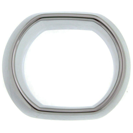 DAT AUTO PARTS Front Left Driver Side Fog Light Bezel Cover Trim Ring Molding Bumper Insert Replacement for 2013-2017 GMC Acadia Silver Chrome Smoo...
