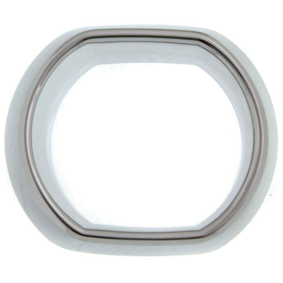 DAT AUTO PARTS Front Left Driver Side Fog Light Bezel Cover Trim Ring Molding Bumper Insert Replacement for 2013-2017 GMC Acadia Silver Chrome Smoo...