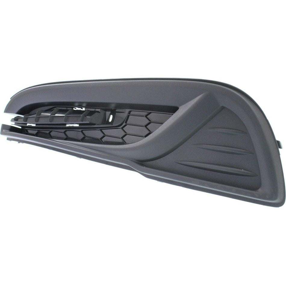 DAT AUTO PARTS Front Left Driver Side Bumper Insert Fog Light Hole Lamp Cover Grille Molding Trim Replacement For 2013 2014 2015 Honda Civic 4 Door...