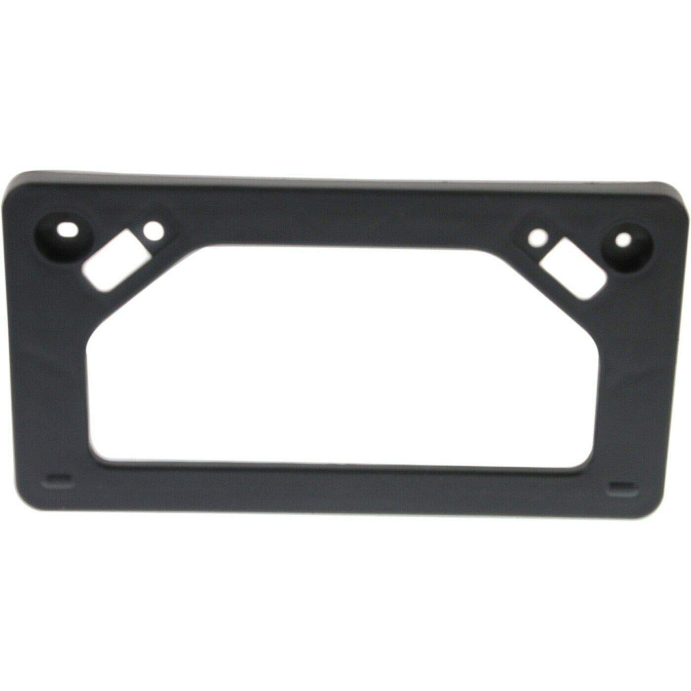 DAT AUTO PARTS Front Bumper Cover License Plate Frame Tag Mounting Bracket Holder Replacement for 2010 2011, 10-11 Toyota Prius Black Textured Plas...