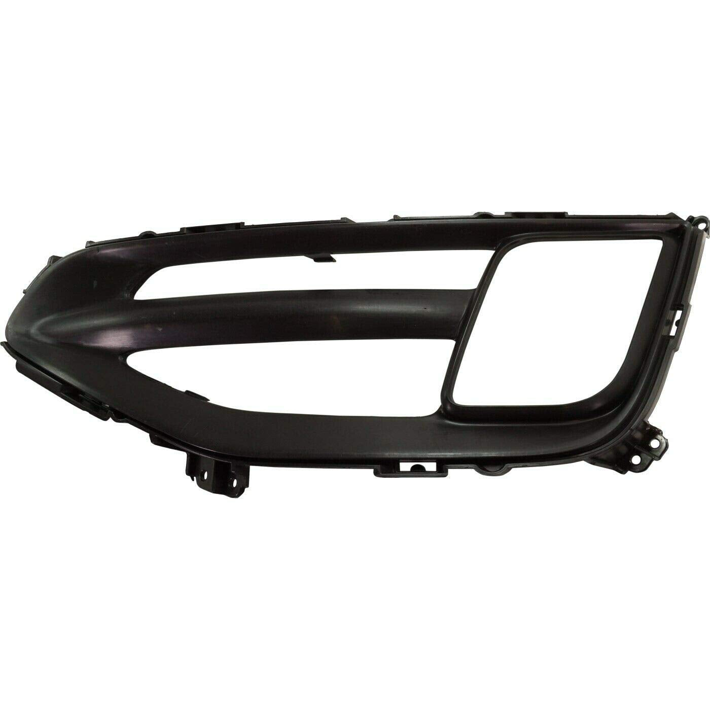 DAT AUTO PARTS Front Left Driver Side Fog Light Cover Replacement for 14-16 Kia Sportage Black Textured KI1038139 865273W500