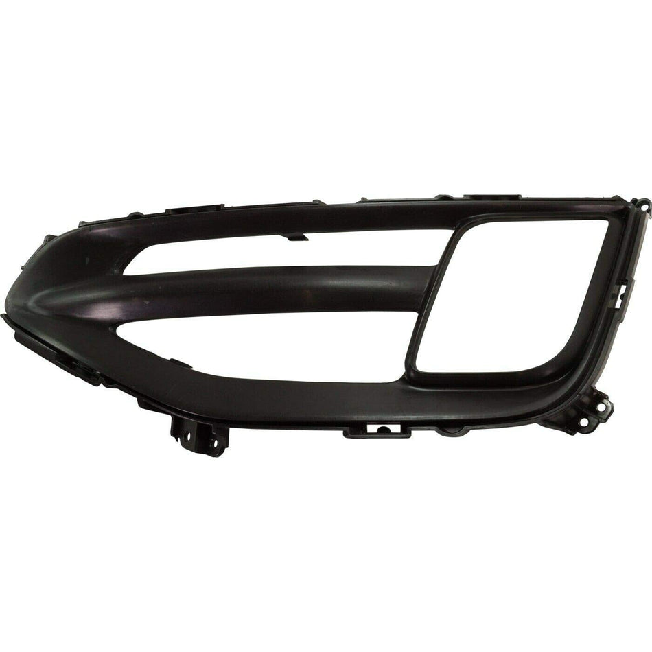 DAT AUTO PARTS Front Left Driver Side Fog Light Cover Replacement for 14-16 Kia Sportage Black Textured KI1038139 865273W500
