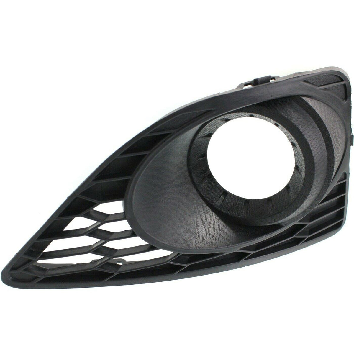 DAT AUTO PARTS Front Right Passenger Side Fog Lamp Light Hole Cover Bezel Insert Replacement For 2010-2012 Ford Fusion and Hybrid Black Textured Pl...