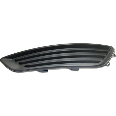 DAT AUTO PARTS Front Left Driver Side Fog Light Cover Trim Molding Bumper Insert Replacement For 2015-2018 Ford Focus S and SE Models Only Black Te...