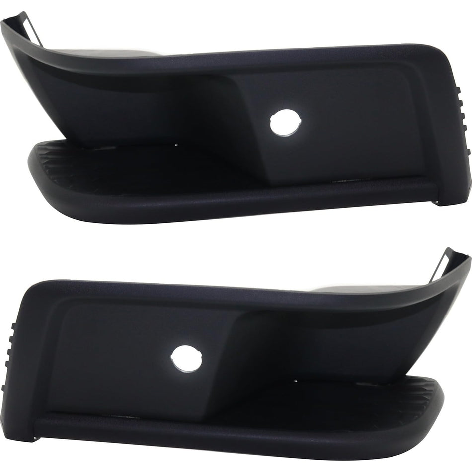 Rear Driver & Passenger Side, PAIR, Bumper End Step Pad Insert, Fits 2019-2022 Chevrolet Colorado & GMC Canyon, For Use With Park Assist, Textured ...