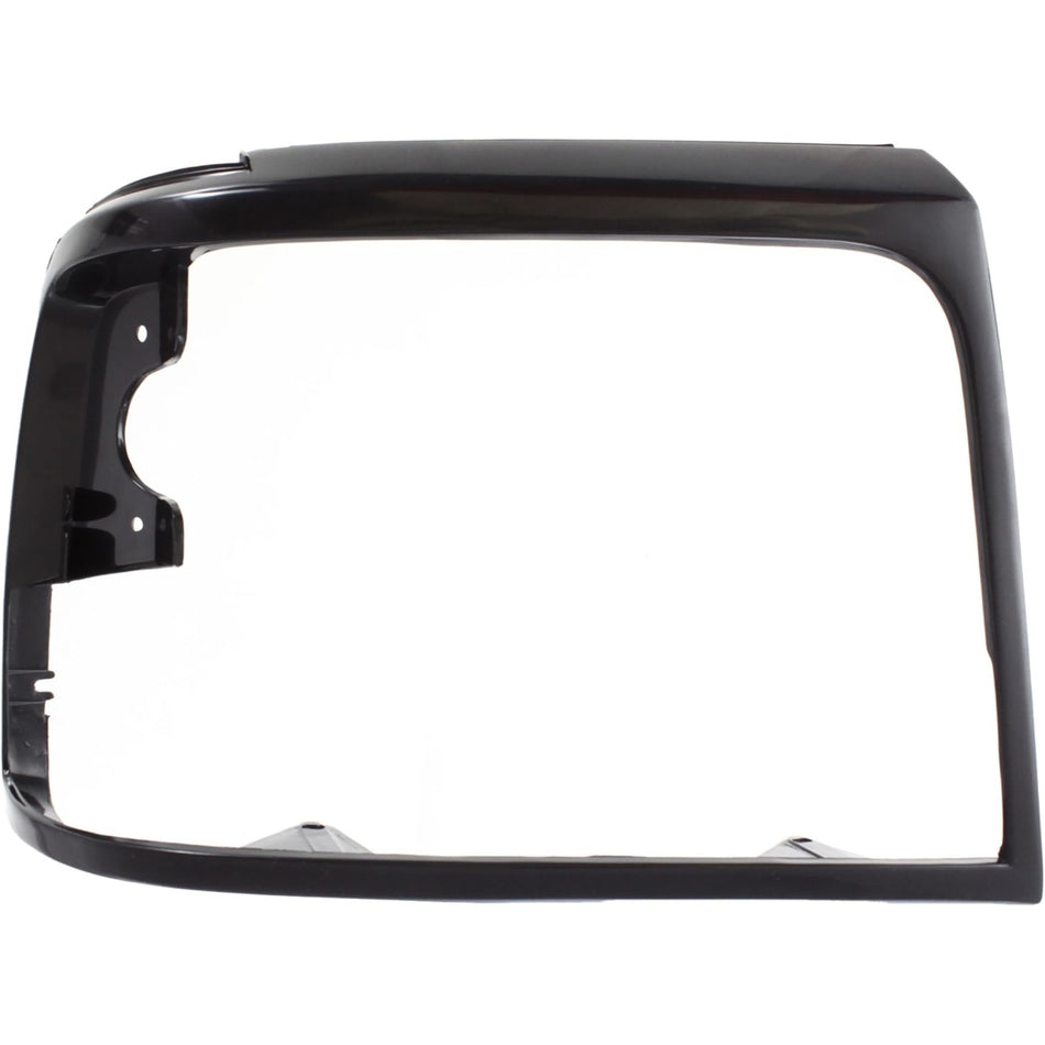 DAT AUTO PARTS Front Right Passenger Side HeadLight Door Bezel Grille Trim, For 1992-1996 Ford Bronco, and 1997 Pickup Heavyduty, Black/Paint To Ma...
