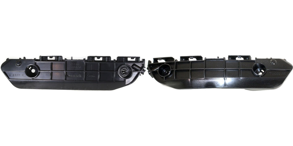 DAT AUTO PARTS Front Left Driver And Right Passenger Side Bumper Cover Support Bracket Set Of 2 Replacement For 2008 - 2010 Toyota Highlander Black...