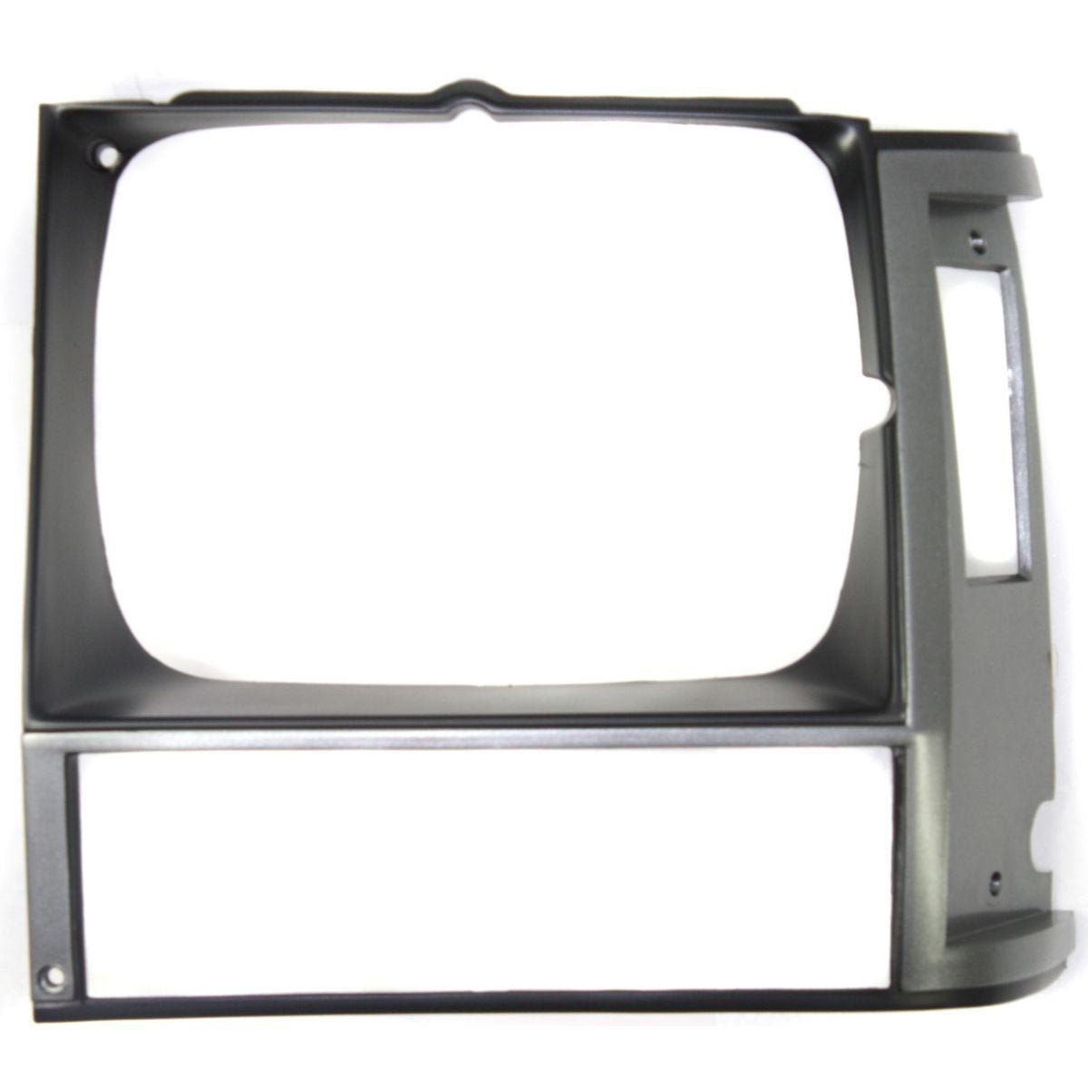 DAT AUTO PARTS Front Left Driver Side Head Light Door Molding Insert Bezel Cover Grille Trim Replacement for 1984-1990 Jeep Cherokee Primed Gray Si...