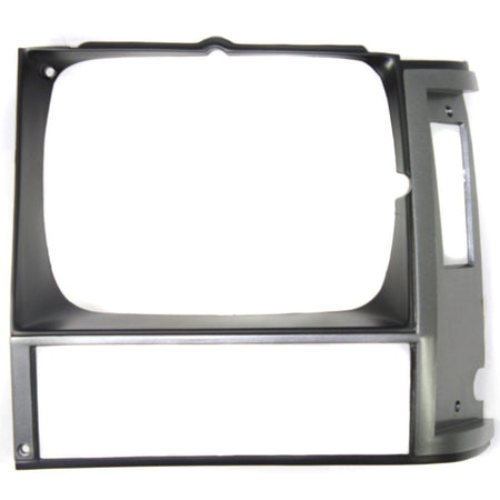 DAT AUTO PARTS Front Left Driver Side Head Light Door Molding Insert Bezel Cover Grille Trim Replacement for 1984-1990 Jeep Cherokee Primed Gray Si...