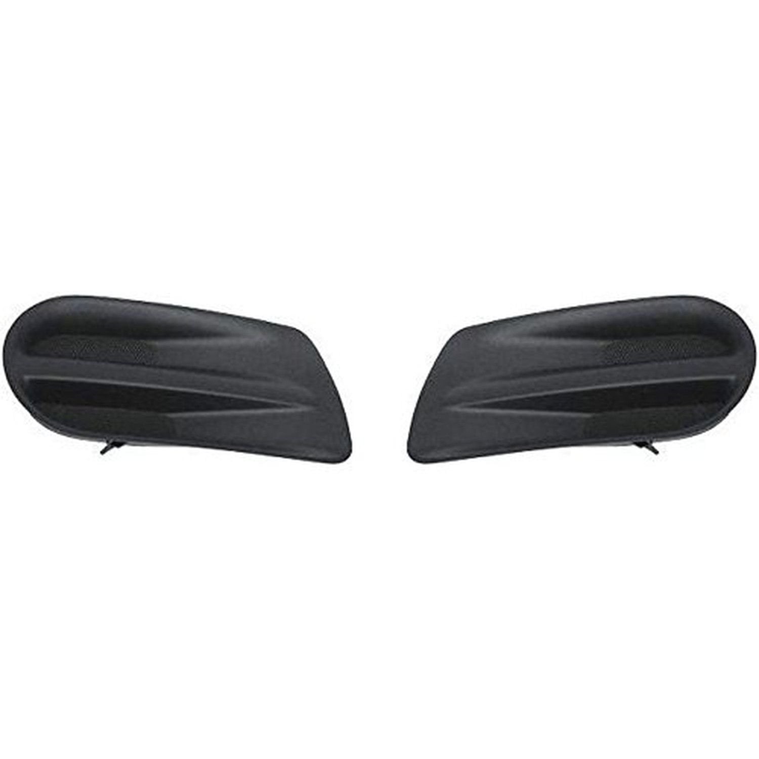 DAT AUTO PARTS Front Left Driver & Right Passenger Side Outer Bumper Fog Light Cover Set of 2 Replacement for 2002-2005 Ford Explorer Black Texture...