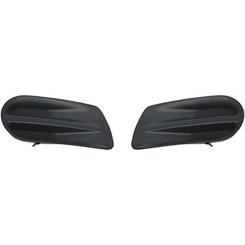 DAT AUTO PARTS Front Left Driver & Right Passenger Side Outer Bumper Fog Light Cover Set of 2 Replacement for 2002-2005 Ford Explorer Black Texture...