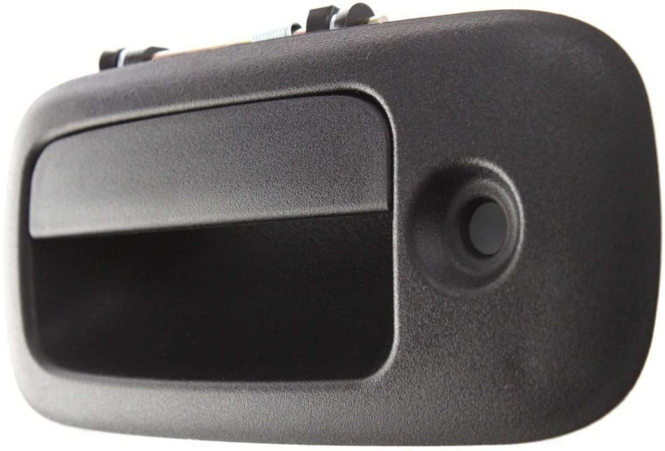 Front Driver Side Exterior Door Handle Fits 2003-2009 Chevy Express GMC Savana 1500 2500 Black Textured GM1310148