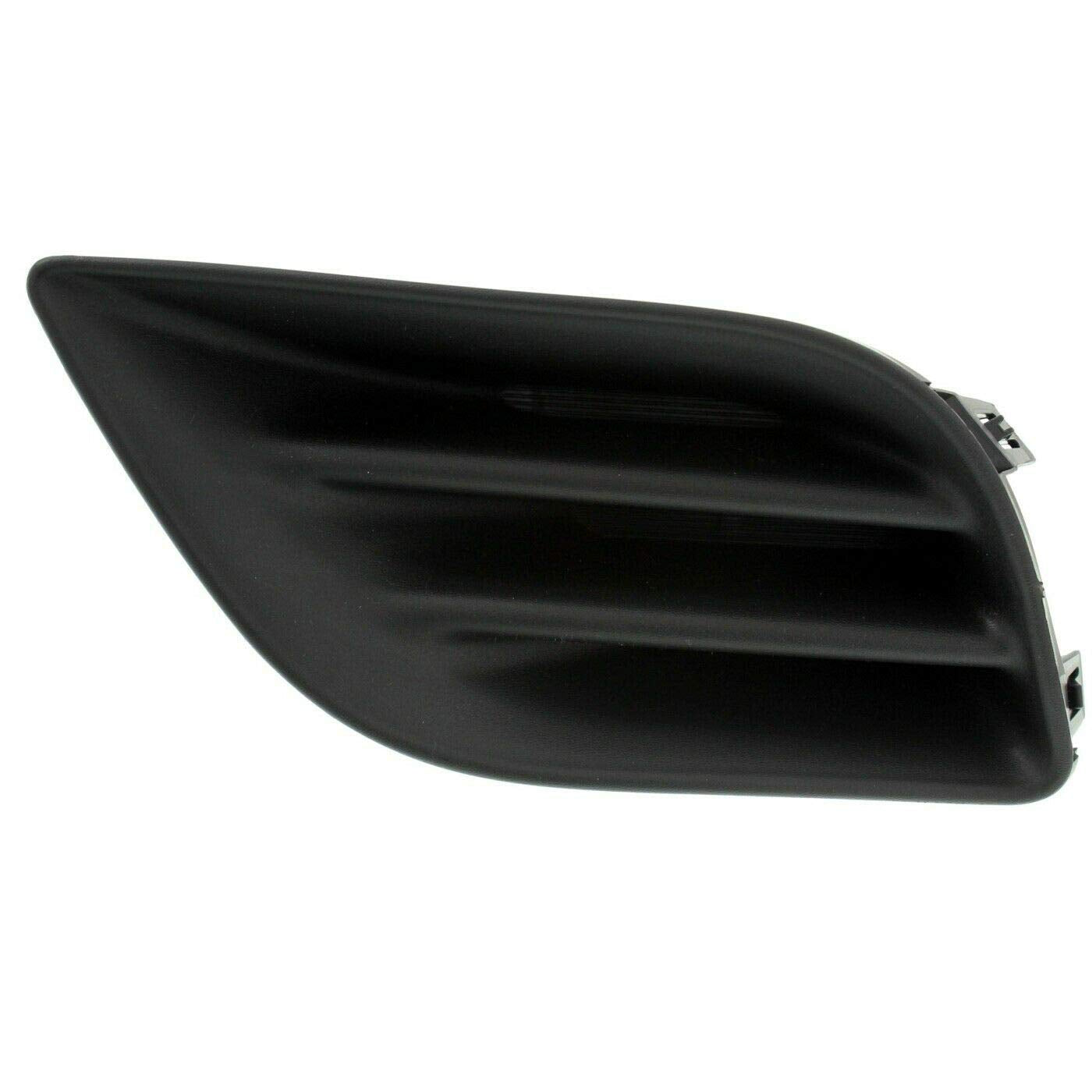 DAT AUTO PARTS Left Front Driver Side Fog Light Cover Replacement for 2012-2014 Nissan Versa Black Textured NI1038128 622573BA0A