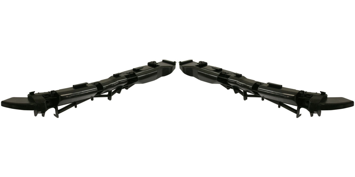 DAT AUTO PARTS Front Left Driver And Right Passenger Side Bumper Cover Support Bracket Set Of 2 Replacement For 2006 - 2009 Toyota 4Runner Black Te...