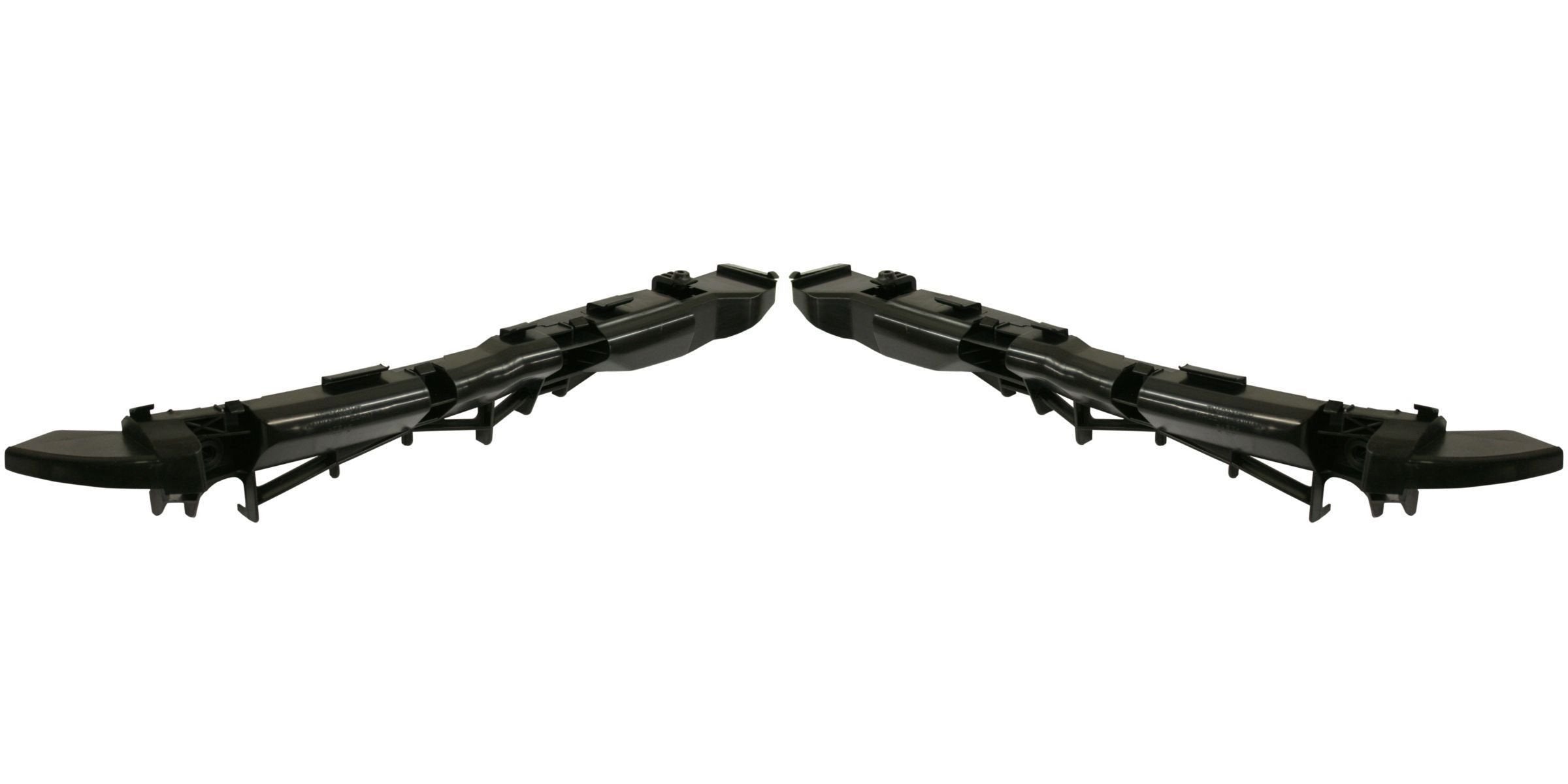 DAT AUTO PARTS Front Left Driver And Right Passenger Side Bumper Cover Support Bracket Set Of 2 Replacement For 2006 - 2009 Toyota 4Runner Black Te...