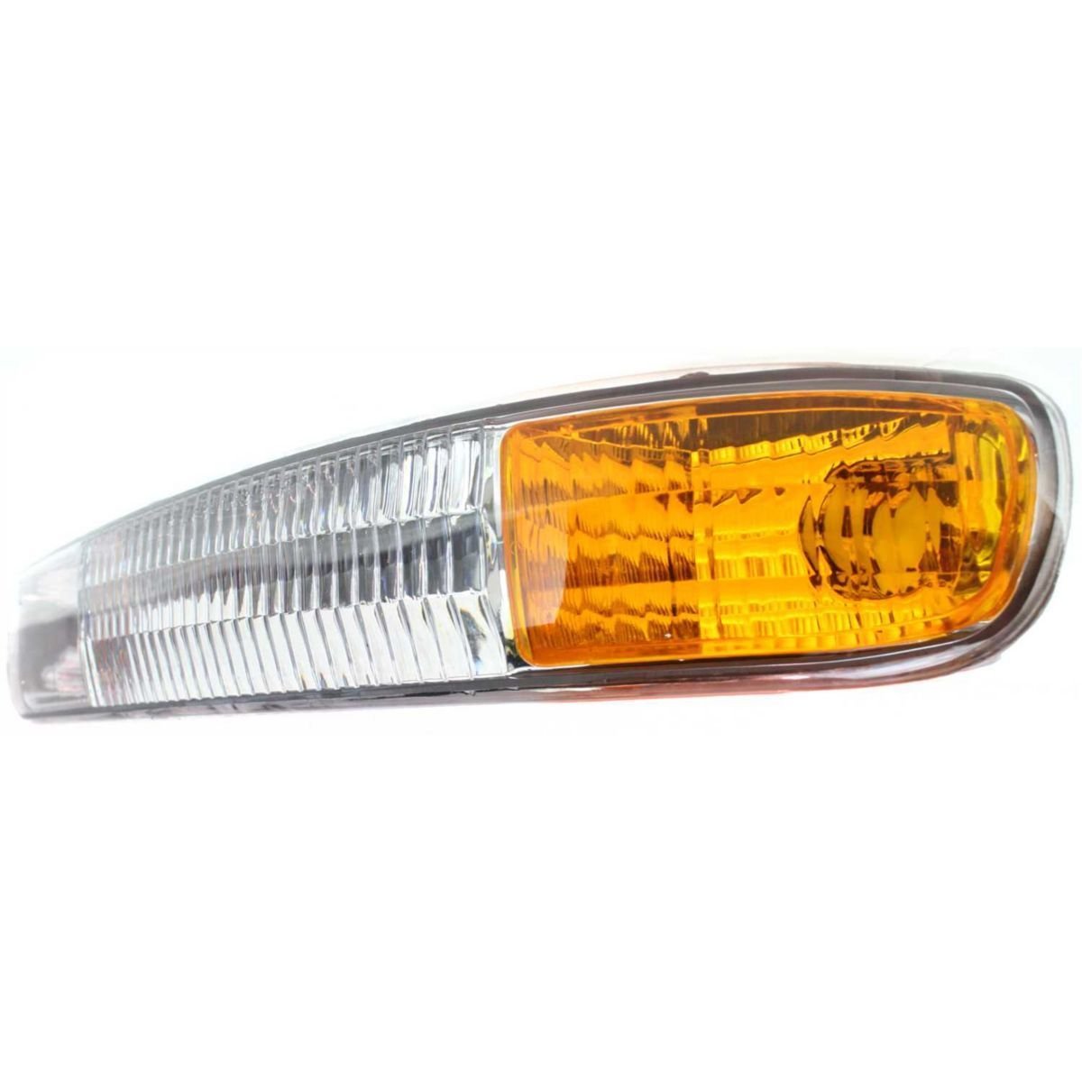 DAT AUTO PARTS Front Left Driver Side Parking Side Marker Light Corner Lamp Lens Turn Signal Replacement for 1999-2007 GMC Sierra Pickup Truck Clea...