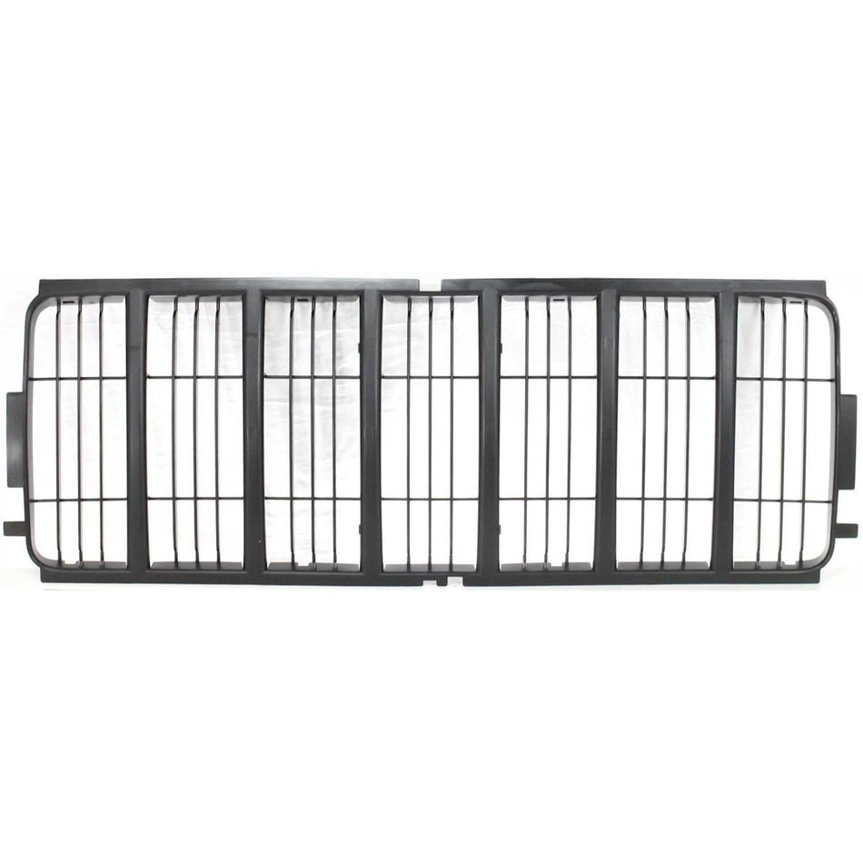 DAT AUTO PARTS Front Grille Insert, Fits 2002-2004 Jeep Liberty, Plastic Matte-Black Finish, CH1200243 55156609AB
