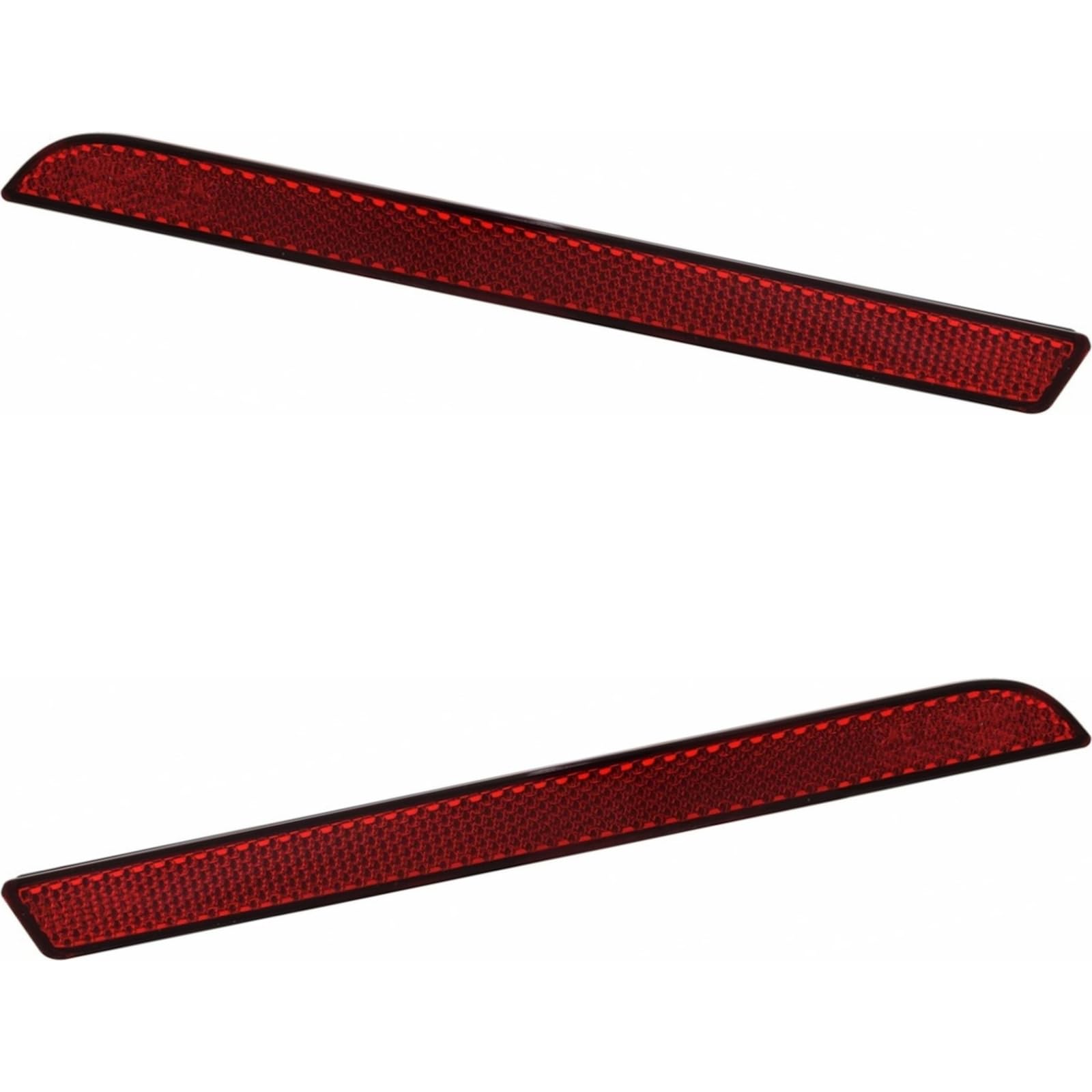 Rear Left & Right PAIR, Bumper Light Reflector, For 2021–2026 Toyota Sienna, 2023–2026 Sequoia, 2024–2026 Lexus TX350 & TX550H, w/o F-Sport, Plasti...