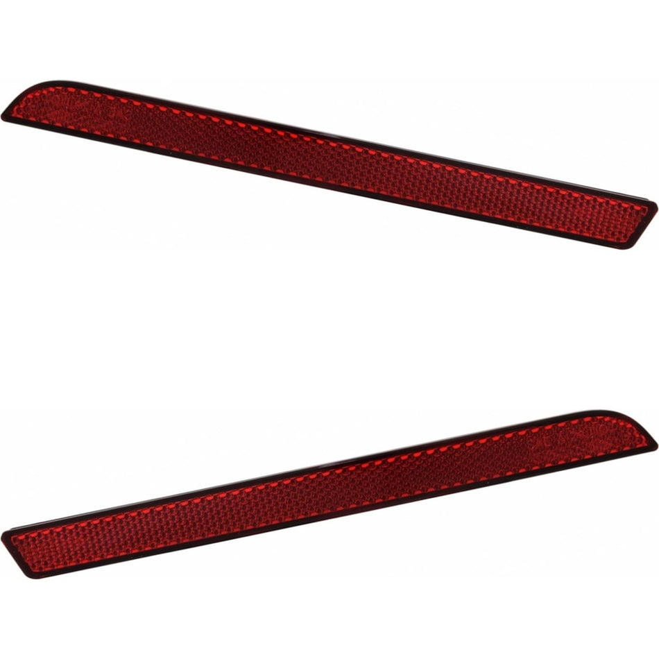 Rear Left & Right PAIR, Bumper Light Reflector, For 2021–2026 Toyota Sienna, 2023–2026 Sequoia, 2024–2026 Lexus TX350 & TX550H, w/o F-Sport, Plasti...