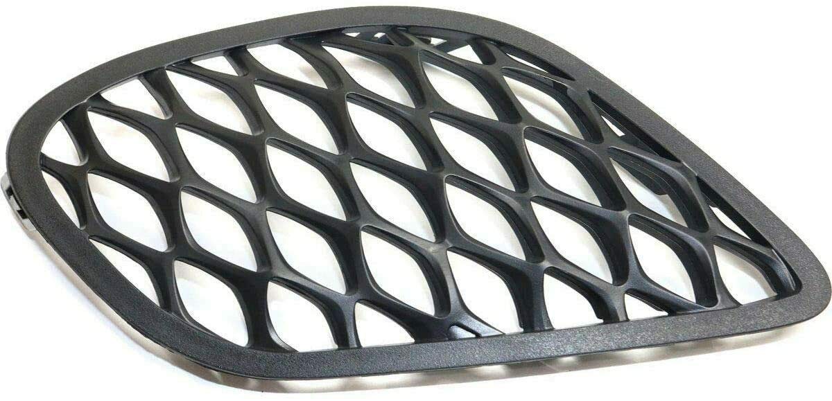 DAT AUTO PARTS Right Front Passenger Side Fog Light Hole Cover Bumper Insert Trim Replacement For 2015-2023 Dodge Charger with Hood Scoop Black Tex...