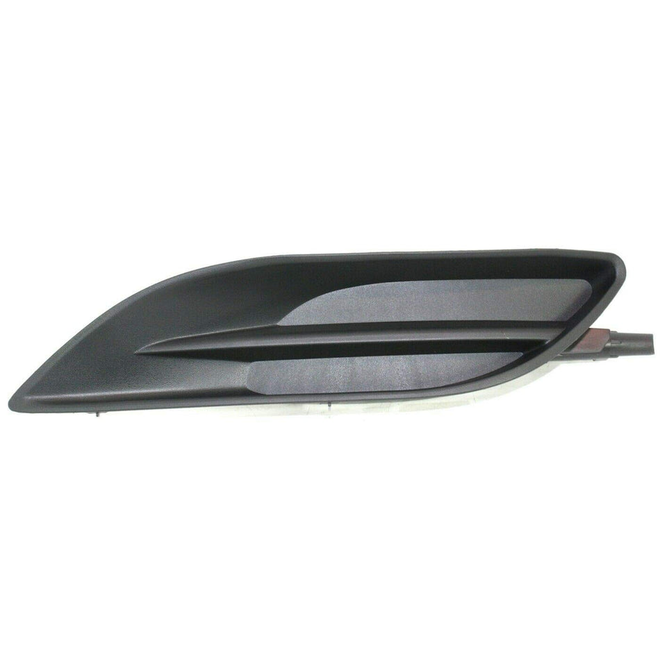 DAT AUTO PARTS Front Left Driver Side Bumper Fog Light Lamp Hole Cover Grille Molding Trim Replacement For 2006-2010 Toyota Sienna Black Textured P...