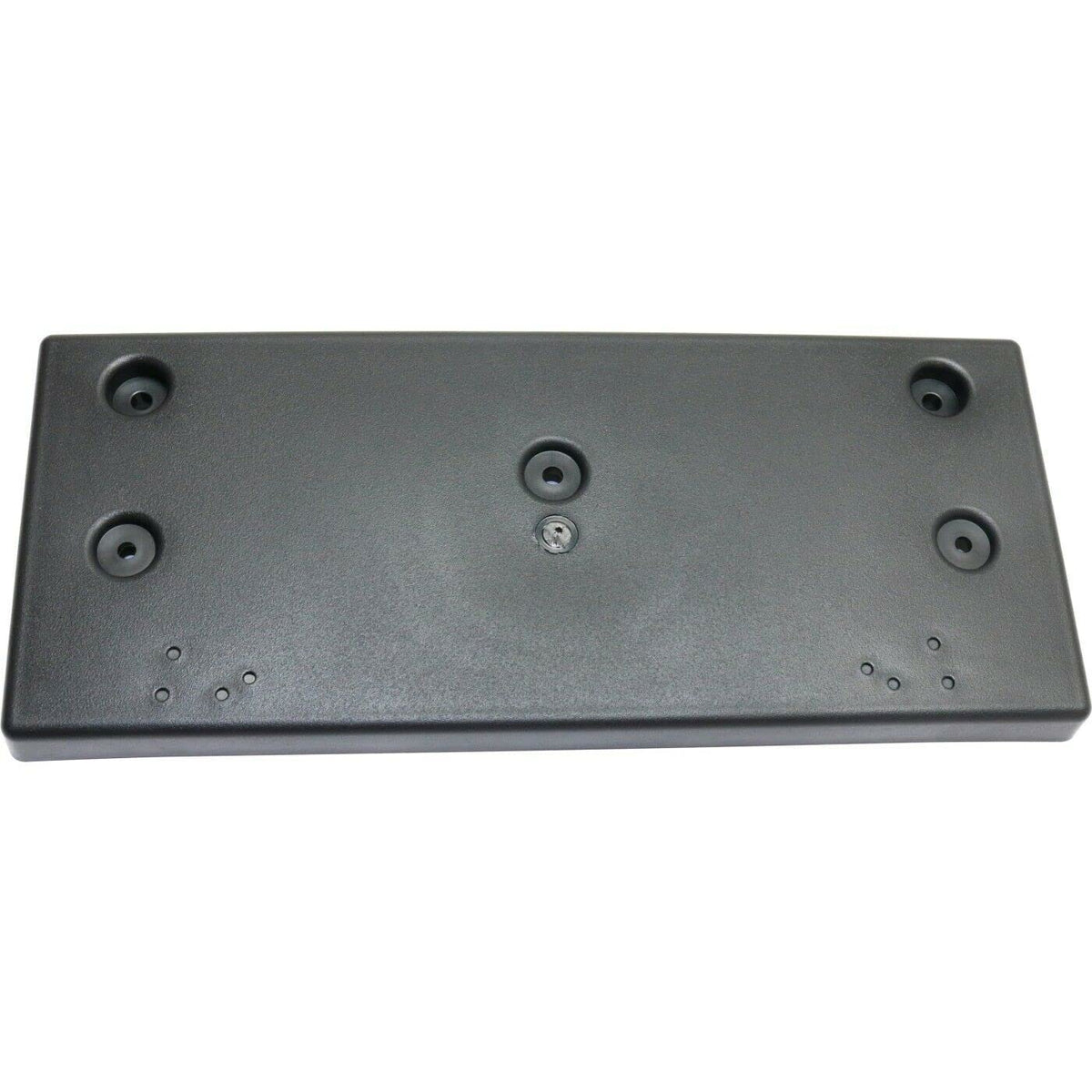DAT AUTO PARTS Front Bumper License Plate Frame Tag Mounting Bracket Holder Replacement for 2010-2015 Hyundai Tucson Black Textured PP Plastic HY10...