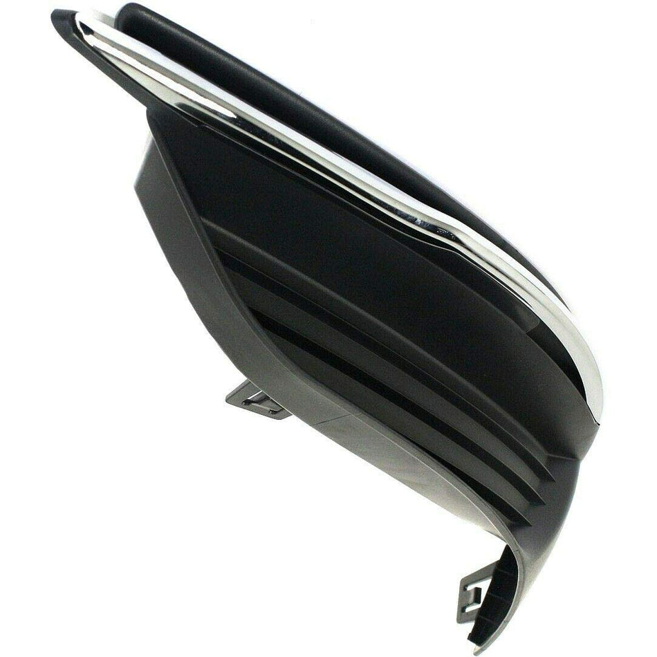 DAT AUTO PARTS Front Left Driver Side Bumper Fog Light Lamp Hole Cover Trim Replacement for 2011-2014 Chrysler 200 Sedan & Convertible Black Textur...