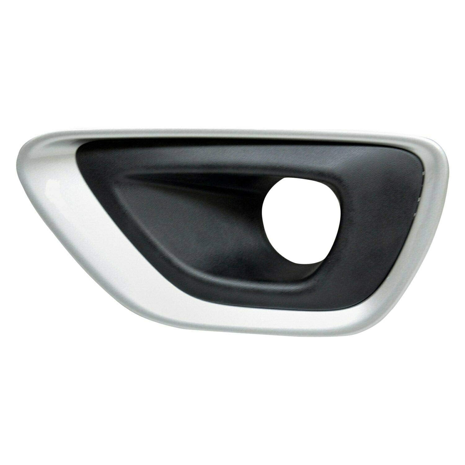 DAT AUTO PARTS Front Left Driver Side Fog Light Cover Bezel Molding Insert Replacement For 2014-2016 Jeep Grand Cherokee Laredo Limited Overland Bl...