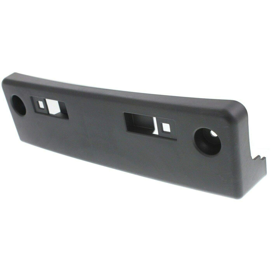 DAT AUTO PARTS Front Bumper License Plate Frame Tag Mounting Bracket Holder Replacement For 2007-2012 Nissan Versa Black Textured Made of Plastic N...