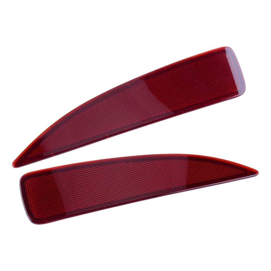 DAT AUTO Rear Left Driver & Right Passenger Side Pair Bumper Cover Reflector Lamp Marker Light Set Of 2 Replacement For 2012-2014 Toyota Yaris Hatc...