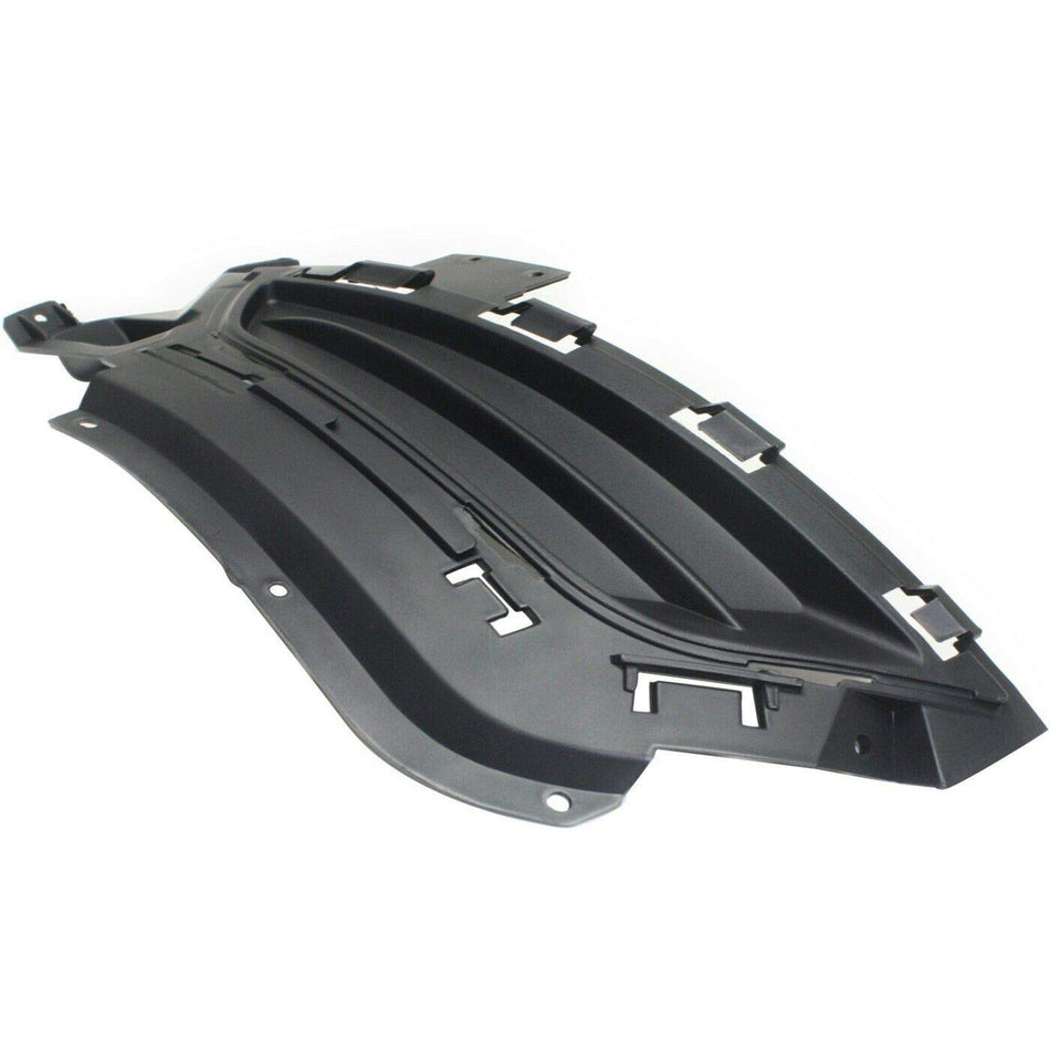 DAT AUTO PARTS Front Right Passenger Side Fog Light Hole Cover Bracket Trim Molding Insert Replacement For 2015-2017 Chrysler 200 Sedan Black Textu...