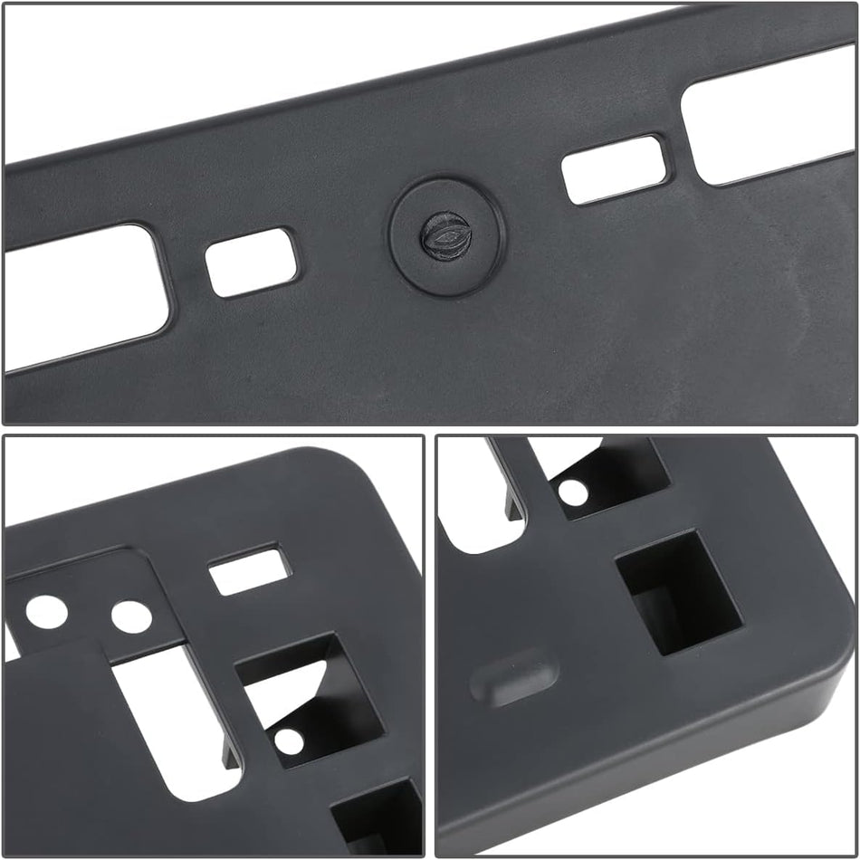 DAT AUTO PARTS Front Bumper Cover License Plate Frame Tag Mounting Bracket Holder Replacement for 2017-2020 Lexus IS350 / IS300 And 2017 IS200T Bla...