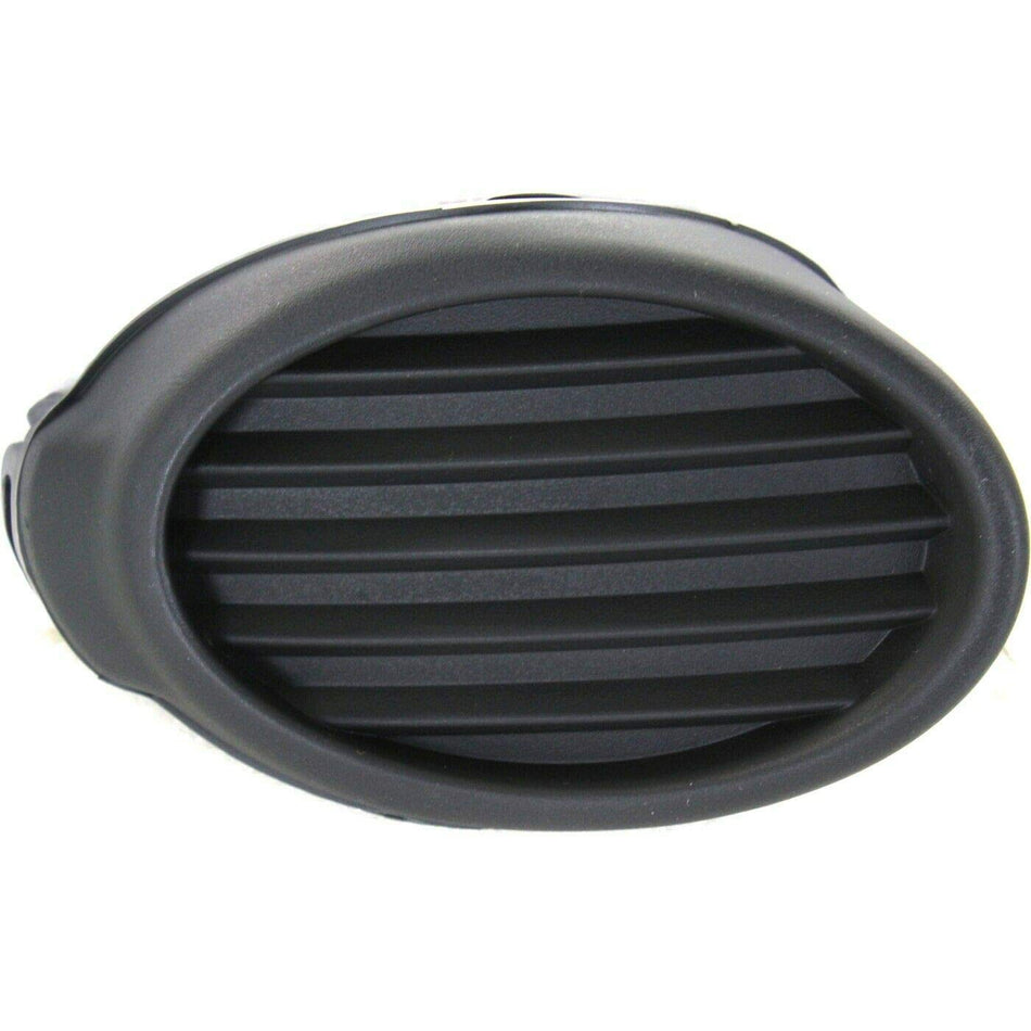 DAT AUTO PARTS Front Left Driver Side Fog Light Hole Cover Bumper Insert Trim Molding Replacement For 2012-2014 Ford Focus S and SE Models Black Te...