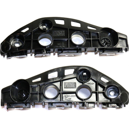 DAT AUTO PARTS Front Left Driver & Right Passenger Side Bumper Cover Support Bracket Retainer Set Replacement For 2013-2015 Lexus RX450H/RX350 Blac...