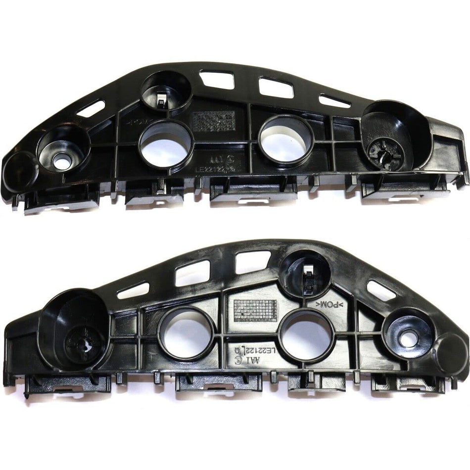 DAT AUTO PARTS Front Left Driver & Right Passenger Side Bumper Cover Support Bracket Retainer Set Replacement For 2013-2015 Lexus RX450H/RX350 Blac...
