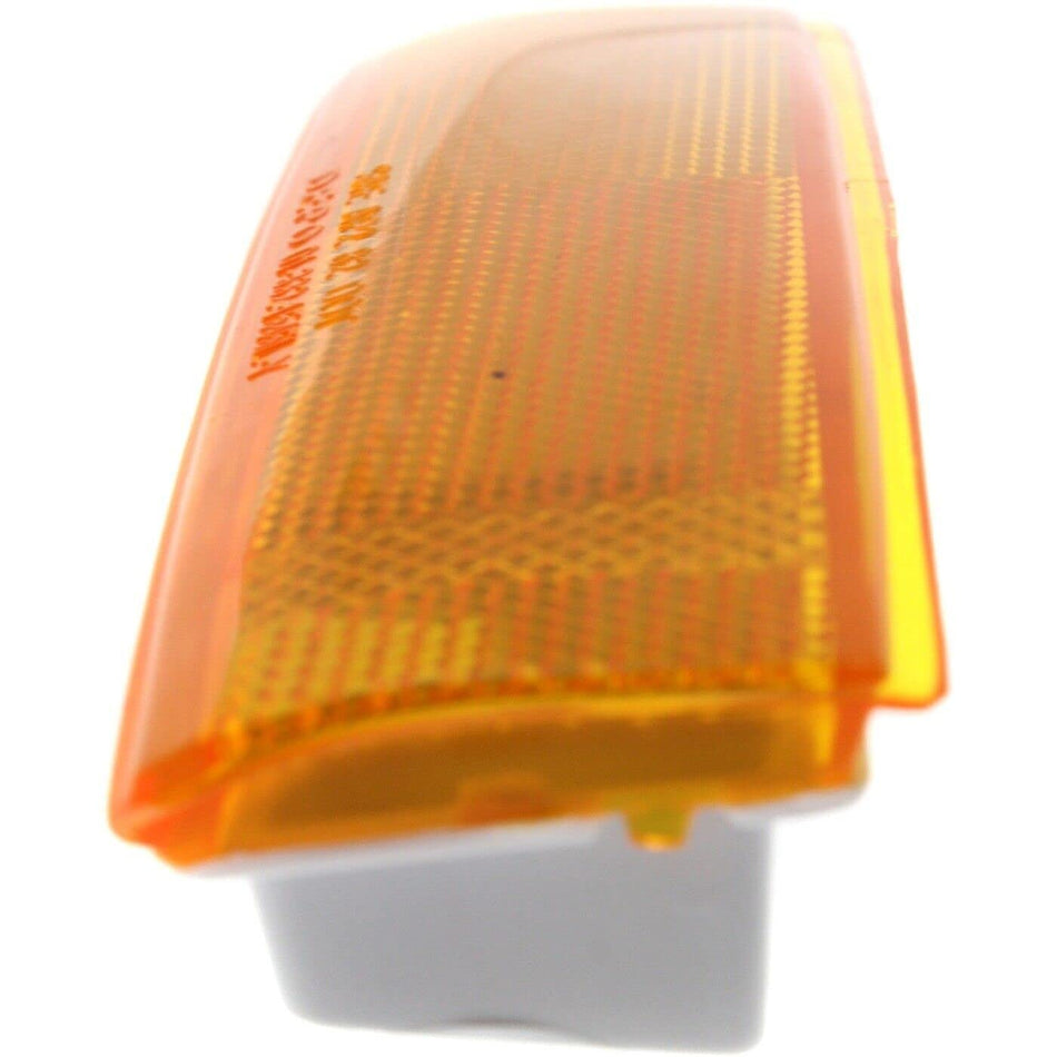 Side Marker Light Corner Lamp Fits 1982-1994 Chevrolet S10 GMC Jimmy Sonoma Oldsmobile Bravada Front Driver Side Orange Lens GM2550116