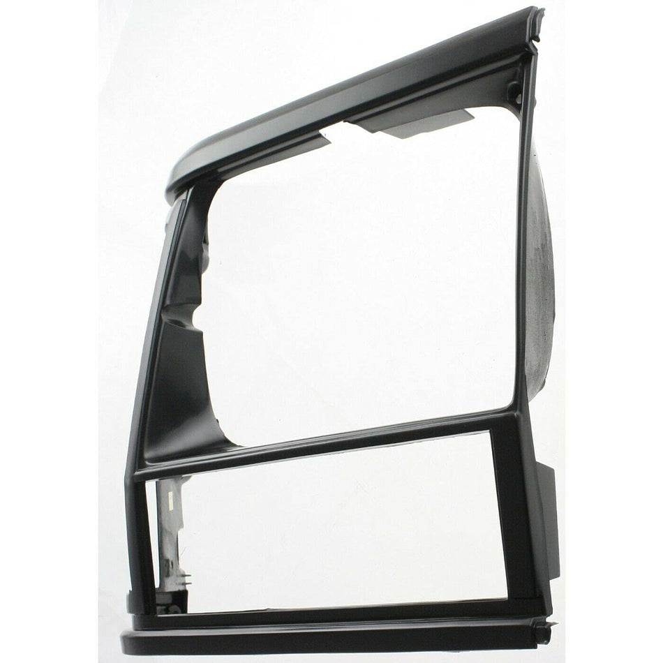 Front Right Passenger Side Headlight Door Grille Cover Replacement For 1991-1996 Jeep Cherokee Plastic Grill for Use on Single Head Light Type Blac...