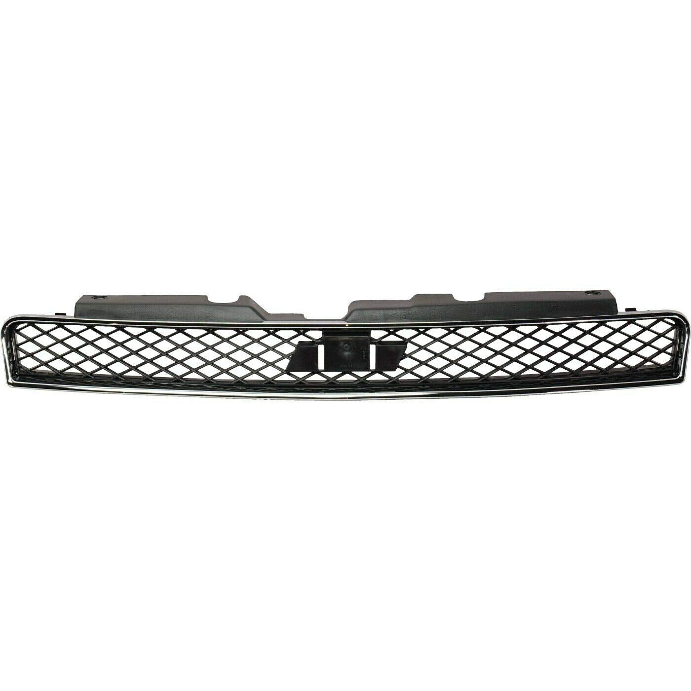 DAT AUTO PARTS Front Bumper Grille Grill Assembly Insert Panel Replacement for 2006-2016 Chevrolet Impala 2006-2007 Monte Carlo Chrome and Dark Gra...