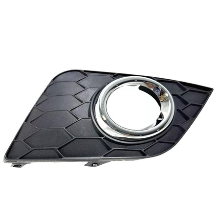 DAT AUTO PARTS Front Right Passenger Side Bumper Cover Molding Bezel, Fits 2016-2019 Nissan Sentra, Made of Plastic, Matte Black & Chrome Finish, N...