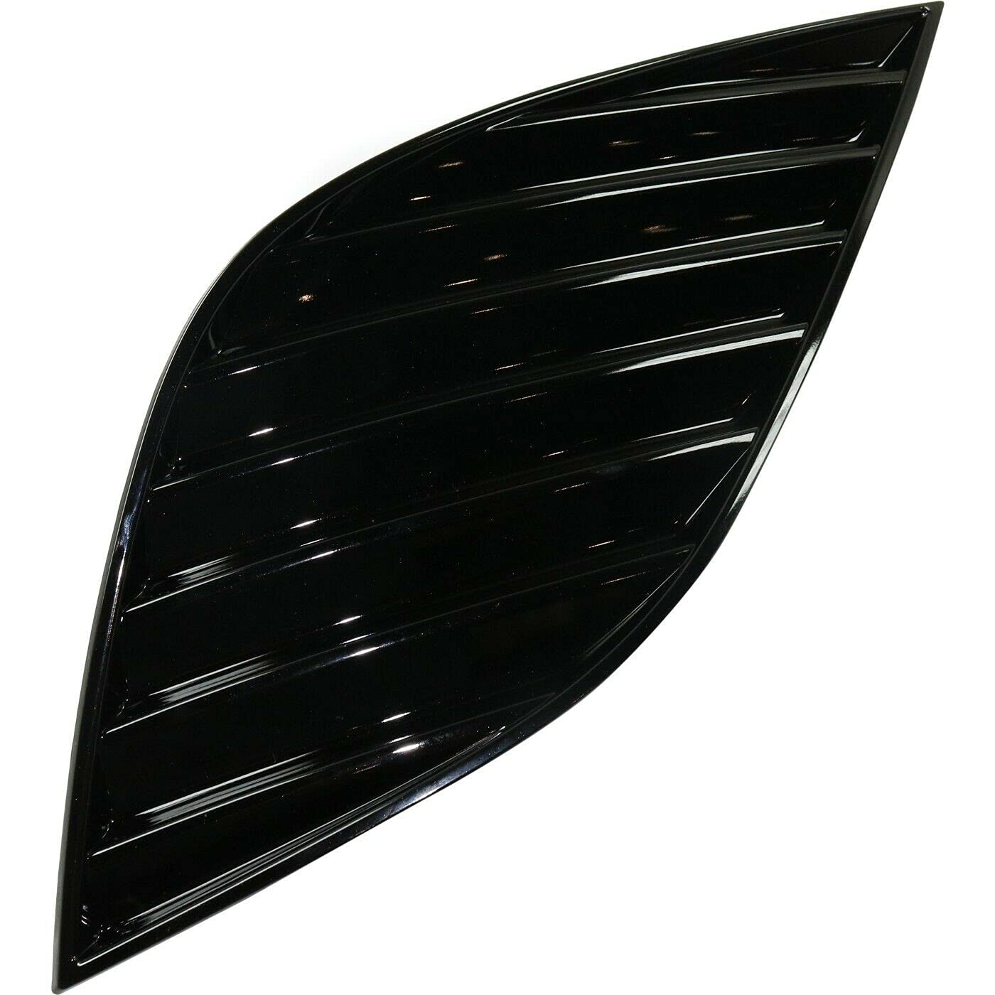 DAT AUTO PARTS Right Front Passenger Side Fog Light Cover Replacement for 2018-2020 Toyota Camry Black Glossy TO1039211 8148106180